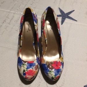 Beautiful floral heels